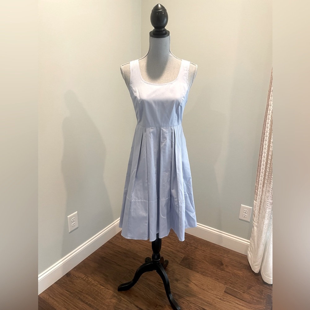 Ann Taylor - light blue pleated dress - Size 0P